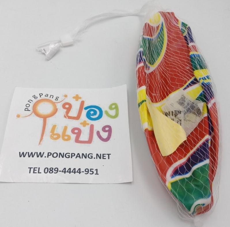 ลูกบอลเป่าลม 10นิ้ว คละลาย  (1*360) P7771 STG200650 STG200651