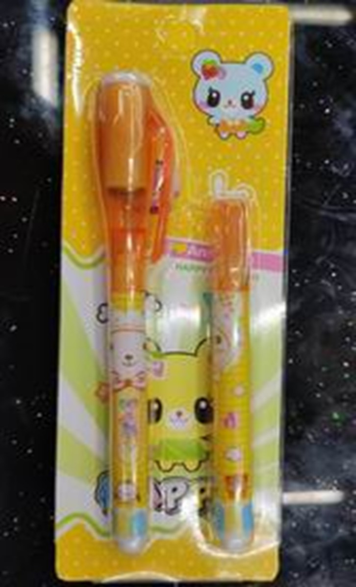 ชุดปากกา1x2 รูปการ์ตูน  