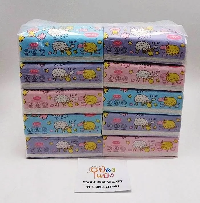 กระดาษทิชชู่ 80แผ่น 3 ชั้น  (1*100) 1หิ้ว มี10ชิ้น ยกห่อ10 หิ้ว = 100ชิ้น  (ขายยกลัง 420บาท)   SKE S-C240