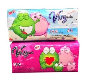 กระดาษทิชชู่วีวี่ คลาสสิค กล่อง 150แผ่น (1x50)ขายยกลัง700บาท                  PO2000