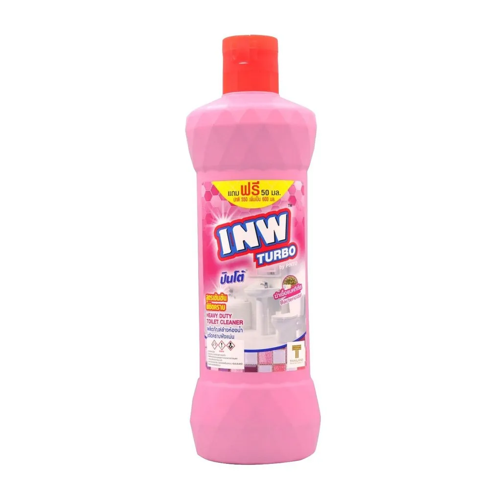 น้ำยาล้างห้องน้ำ สีชมพู INW 500มล. (1*12)