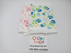 ผ้าขนหนู พิมพ์ลาย 15x30 นิ้ว พื้นขาว TW1530PR-310CH-60 F-TW1530VN