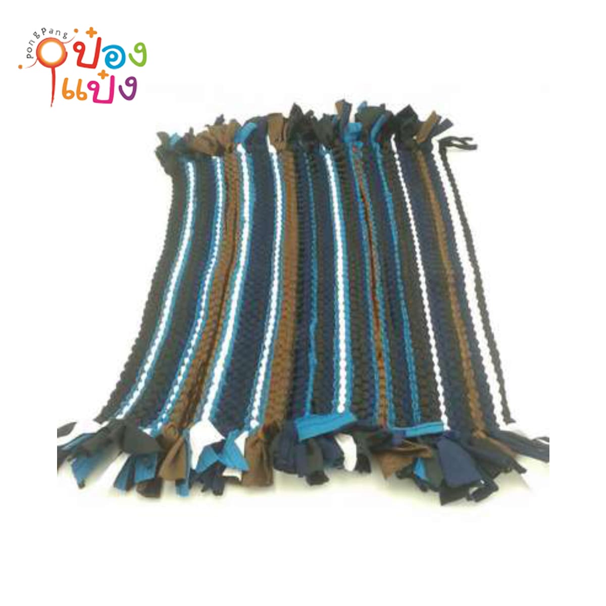 พรมเช็ดเท้าแบบถัก พรมเปีย 36x53 cm ของไทย  (1*60)  KS011-2