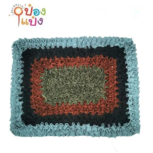 พรมเช็ดเท้า เย็บ สี่เหลี่ยมผืนผ้า 17x13นิ้ว (1*100)  LP0008 SPD