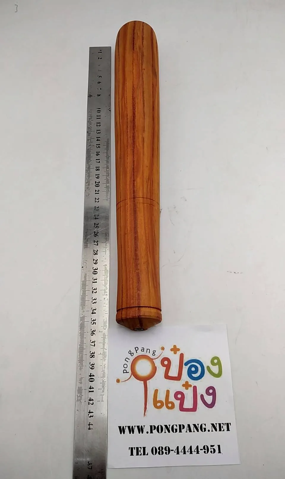 สาก ไม้ตีพริก ใหญ่ แดง  34cm.  1*12