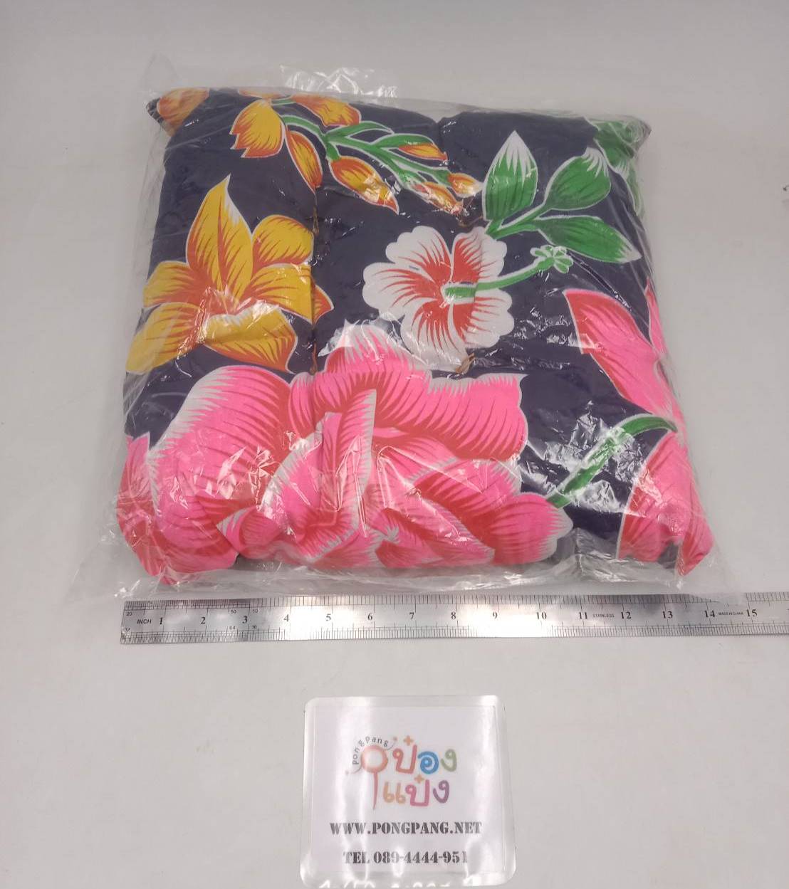 เบาะรองนั่ง (เล็ก) สีพื้น 15x15นิ้ว ขายส่ง ยกมัด2โหล