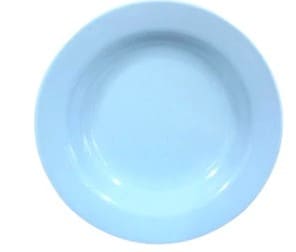 จานเมลามีนลึก 9นิ้ว สีฟ้า 1*144