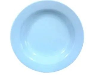จานเมลามีนลึก 9นิ้ว สีฟ้า 1*144