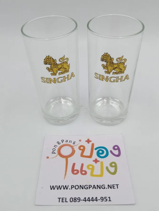 แก้ว312 13 Oz สิงห์ ใส (1*72) ยกลัง 1200.- TH000481