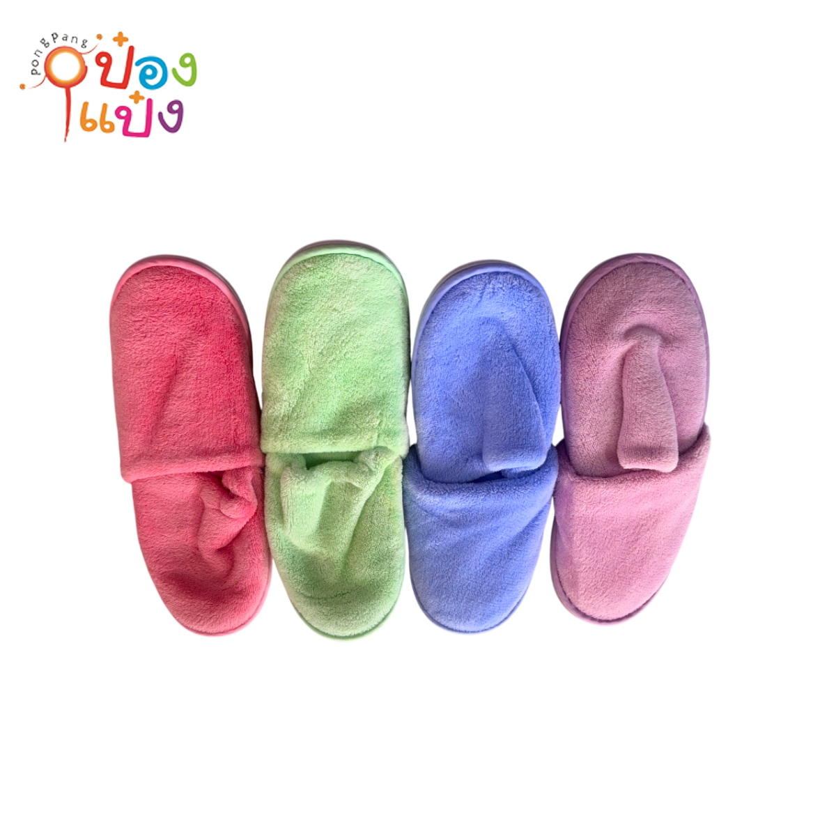รองเท้าในบ้านหัวปิด สีพื้นคละสี