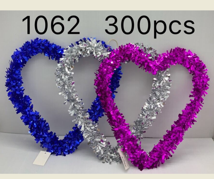 สายรุ้งตกแต่ง รูปหัวใจ 1*300  C7007