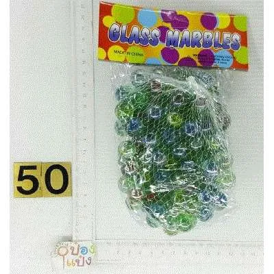 ลูกแก้วเล็กถุง 100ลูก ใสอมเขียว #(1*50)    B1034   B1033  SG-FA552  P6961