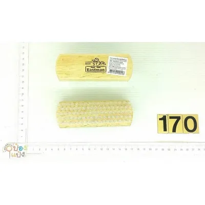 แปรงซักผ้าแป้นไม้ขนใส 4.3x12.5x3.5CM. ตราอีสแมน 1*300 CT-080301