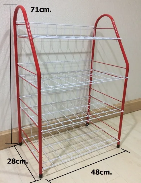 ชั้นวางรองเท้า4ชั้น 28x48x71 135บาท/ชิ้น ขั้นต่ำ 3 ชิ้น