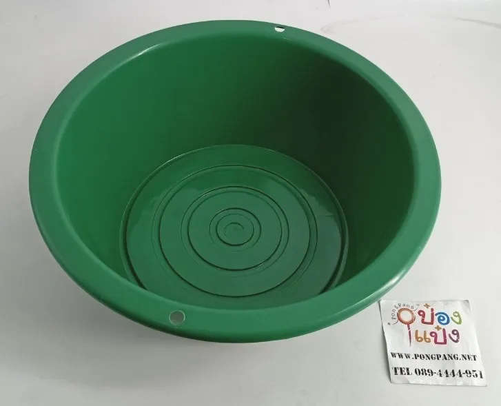 กะละมัง45cm. สีเข้มทรงลึก 45x30x17cm 1*12