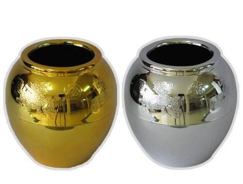 โอ่งเล็ก 52 mm. ปทุมมงคล คู่เงินทอง (1*30คู่)   ** 1 โหล มี เงิน 12 ทอง 12 **