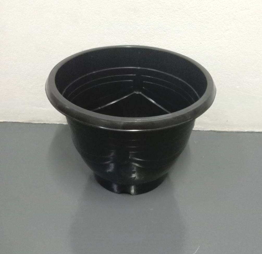 กระถางกลม 30x38  สีดำ (1*60)