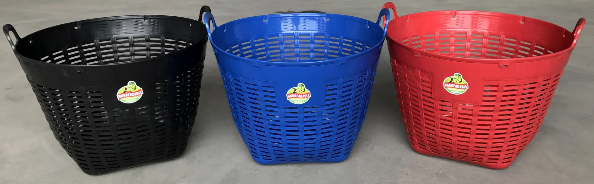 เข่งเบอร์2 คละสี 58x58x45cm. 84บาท/ชิ้น ขั้นต่ำ3ชิ้น