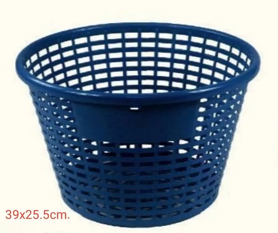 ตะกร้า ปลูกต้นไม้ สีแดง เขียว น้ำเงิน ขนาด 39c26 cm. (1*60)
