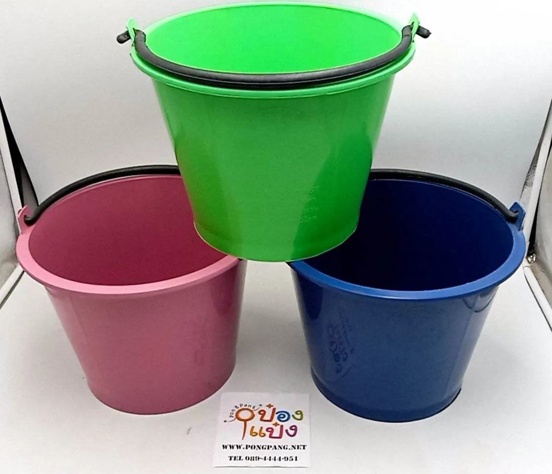 ถังน้ำ ไม่มีฝา คละ สี 18 L 1*72