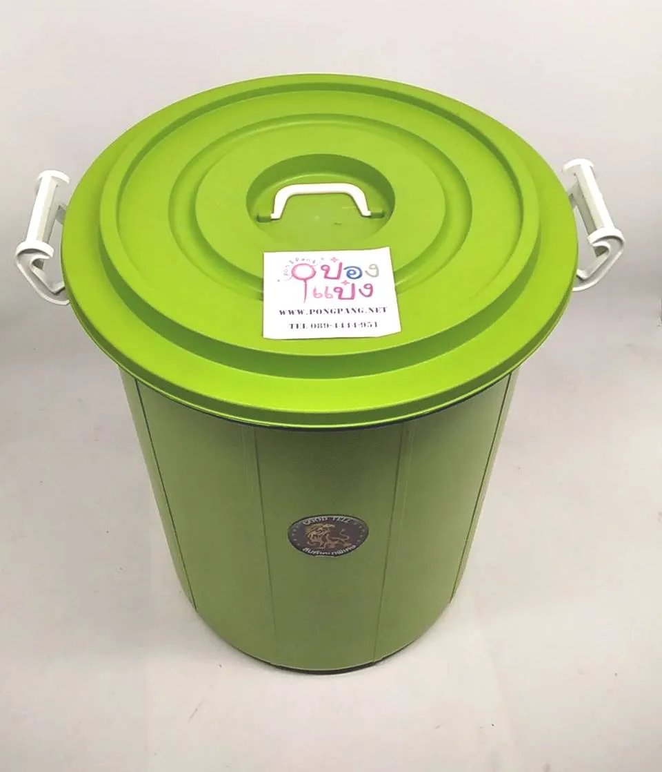 ถังน้ำสีหวาน หูขาว 22 แกลลอน 52x58 cm. (1*12)