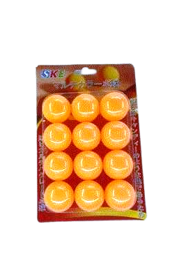 ลูกปิงปอง1x12 สีส้ม (1*240)  JM  SKE