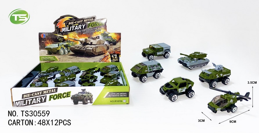 รถทหาร คละแบบ แพ็คกล่อง ของเล่น (1*576)
