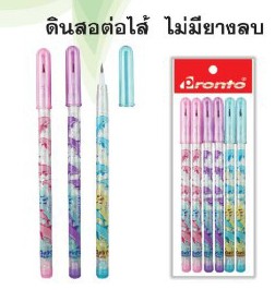 ดินสอต่อไส้Pronto ด้ามสีหวานไม่มียางลบ 1x6 1*360