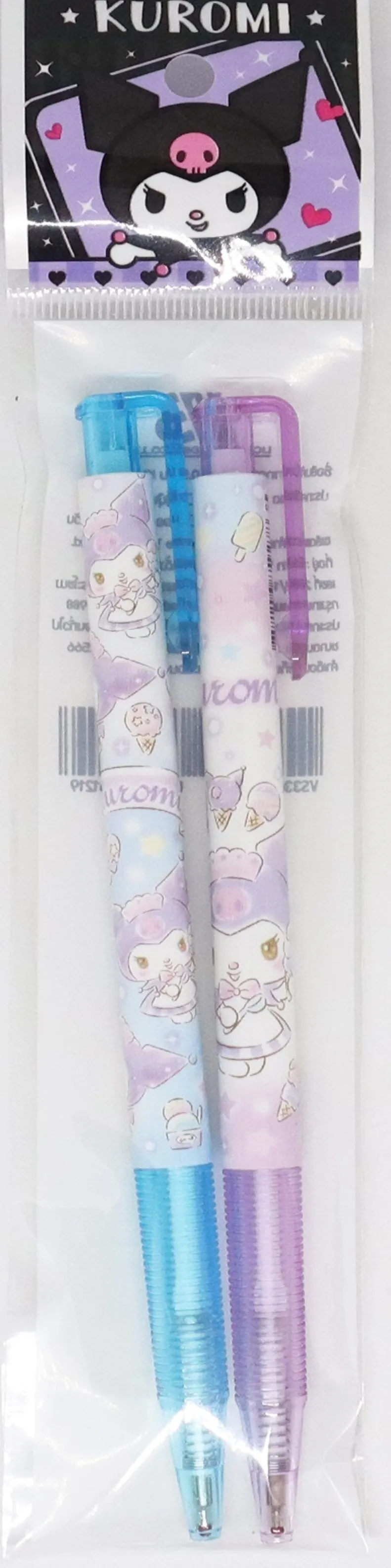 ปากกาลูกลื่นน้ำเงิน 0.5 Kuromi (แพค2) 1*12