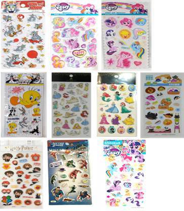 สติ๊กเกอร์นูนโพนี่ Little Pony คละลาย 1*12