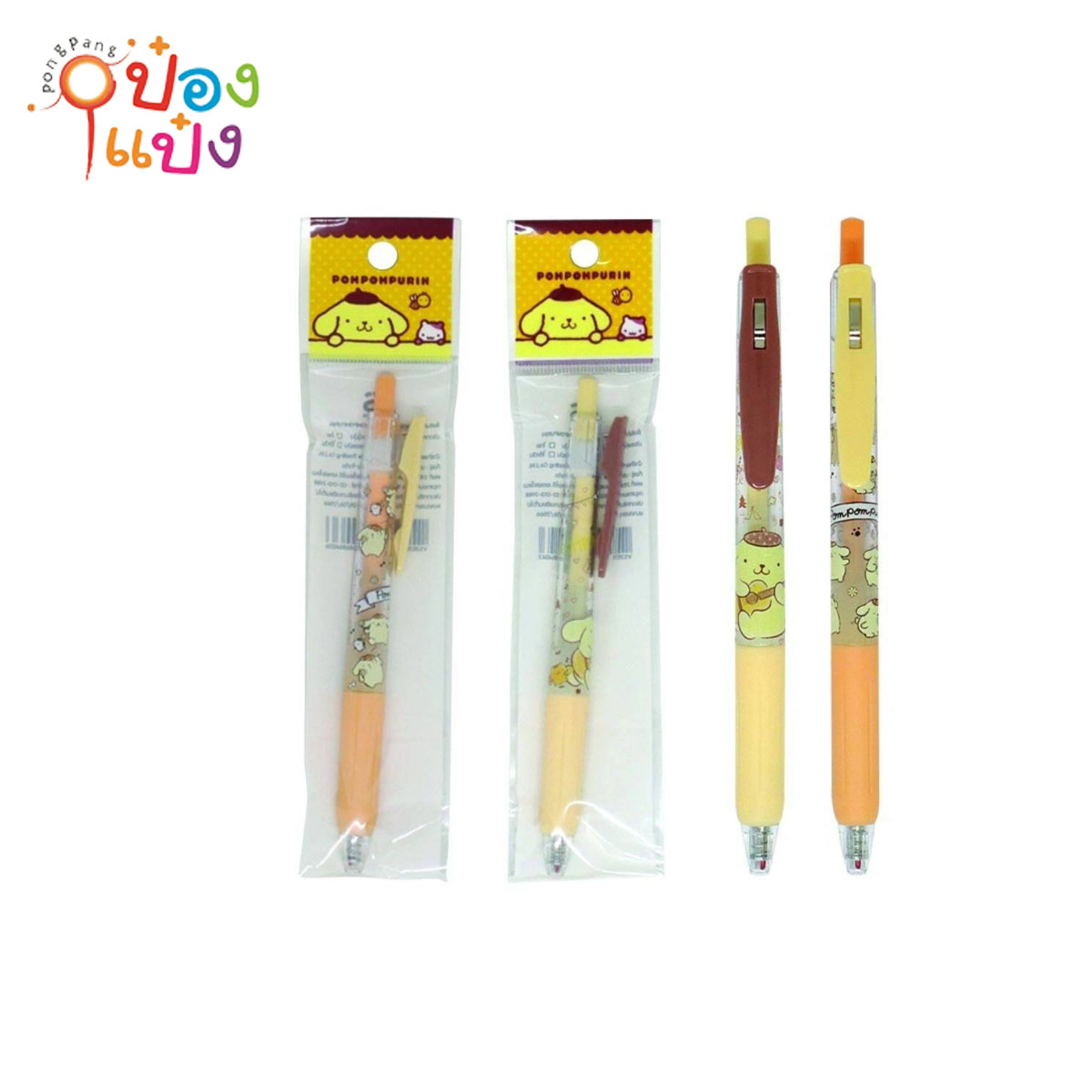 ปากกาเจลสีน้ำเงิน 0.5มม. Pom Pom  1*12  VS9789