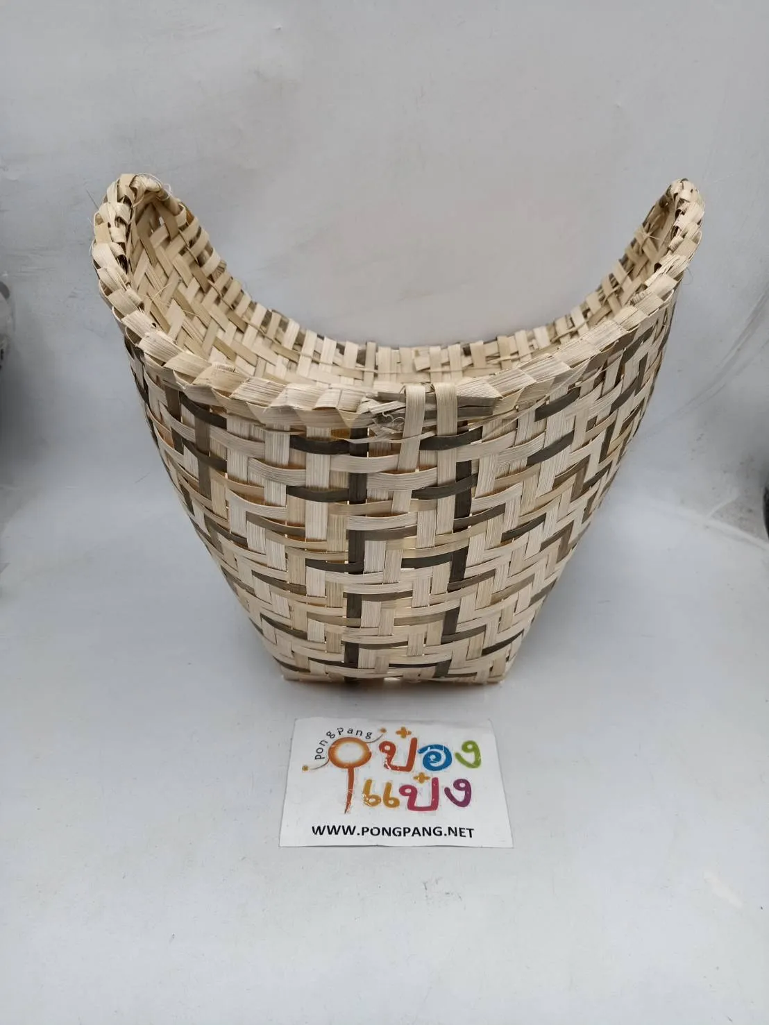 หวด นึ่งข้าวเหนียว ดำ ลาย 40x14x32cm. 1*50