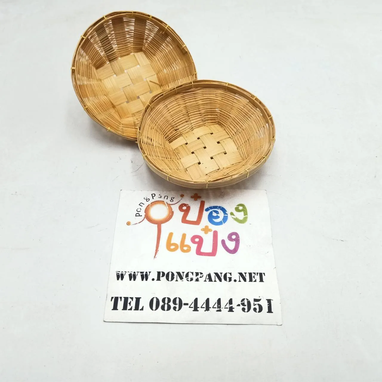 กระจาดไม้ไผ 3 นิ้ว ขนาด 10x5x4 cm. (1*12)