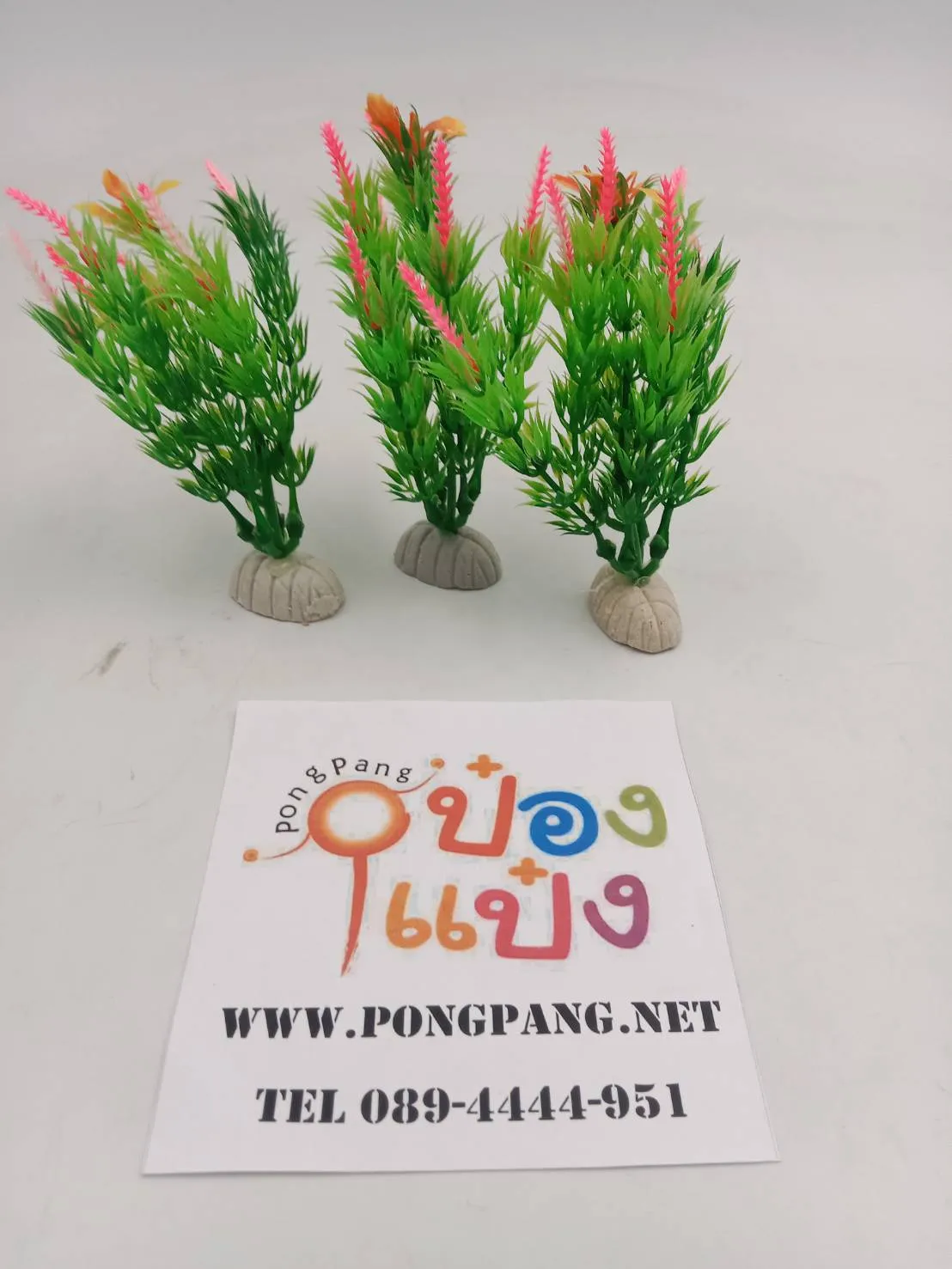 ดอกไม้น้ำ ดอกไม้คละแบบ ใช้ตกแต่งตู้ปลา (คละแบบ) 1*12