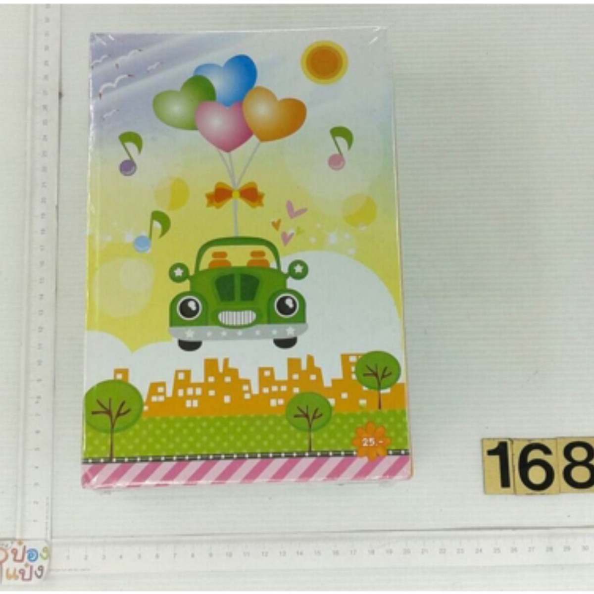 สมุดปกแข็งแฟนซี 9/100 ป.25.-80แผ่น (1*150) KRR030  KR412
