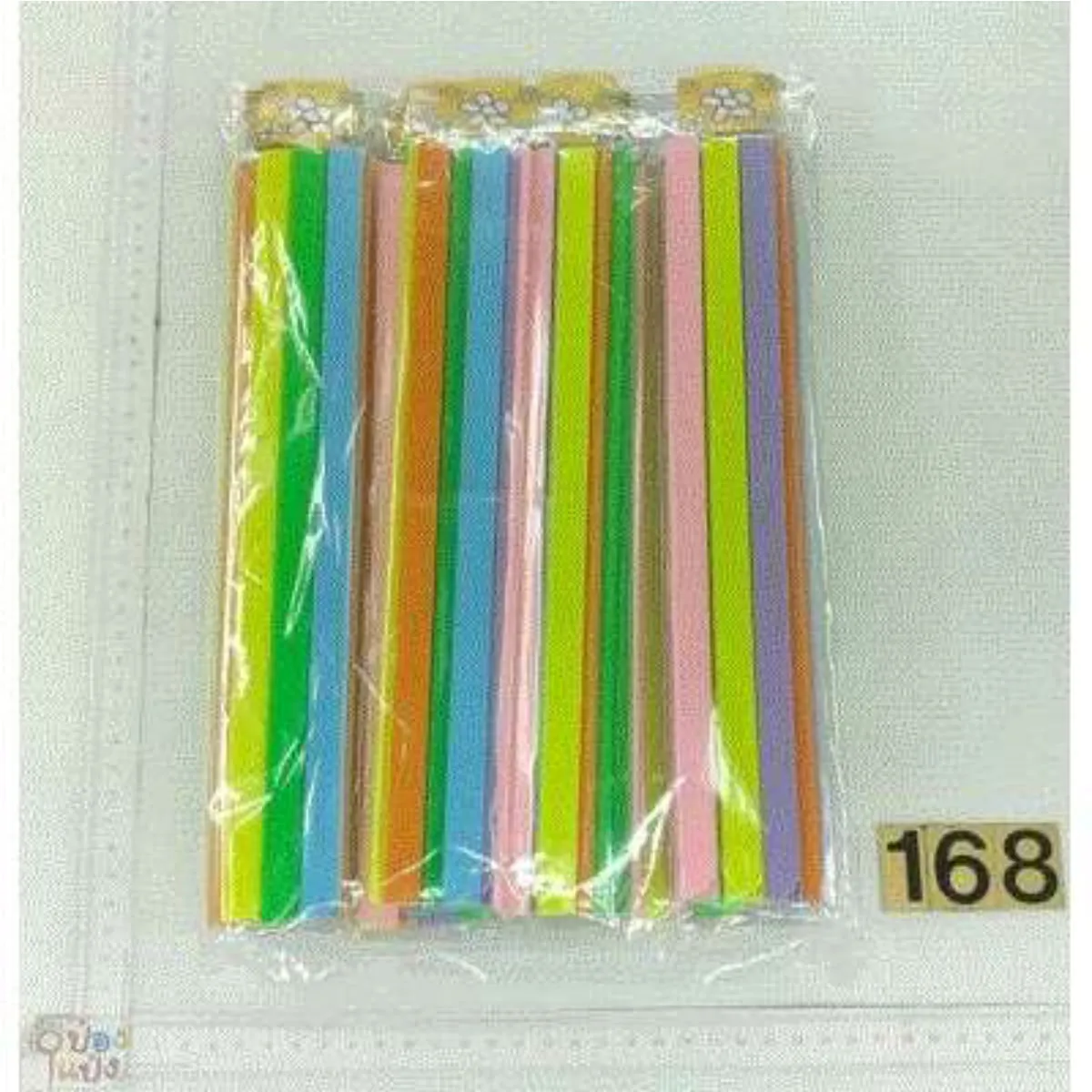 สันรูด3มม. A4 1X6 คละสี (1*120)   KR413
