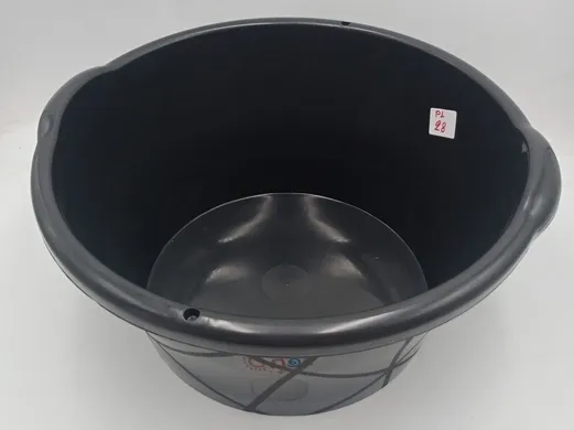 กะละมังพลาสติก กลม กว้าง40xลึก20cm. ดำ 1*72