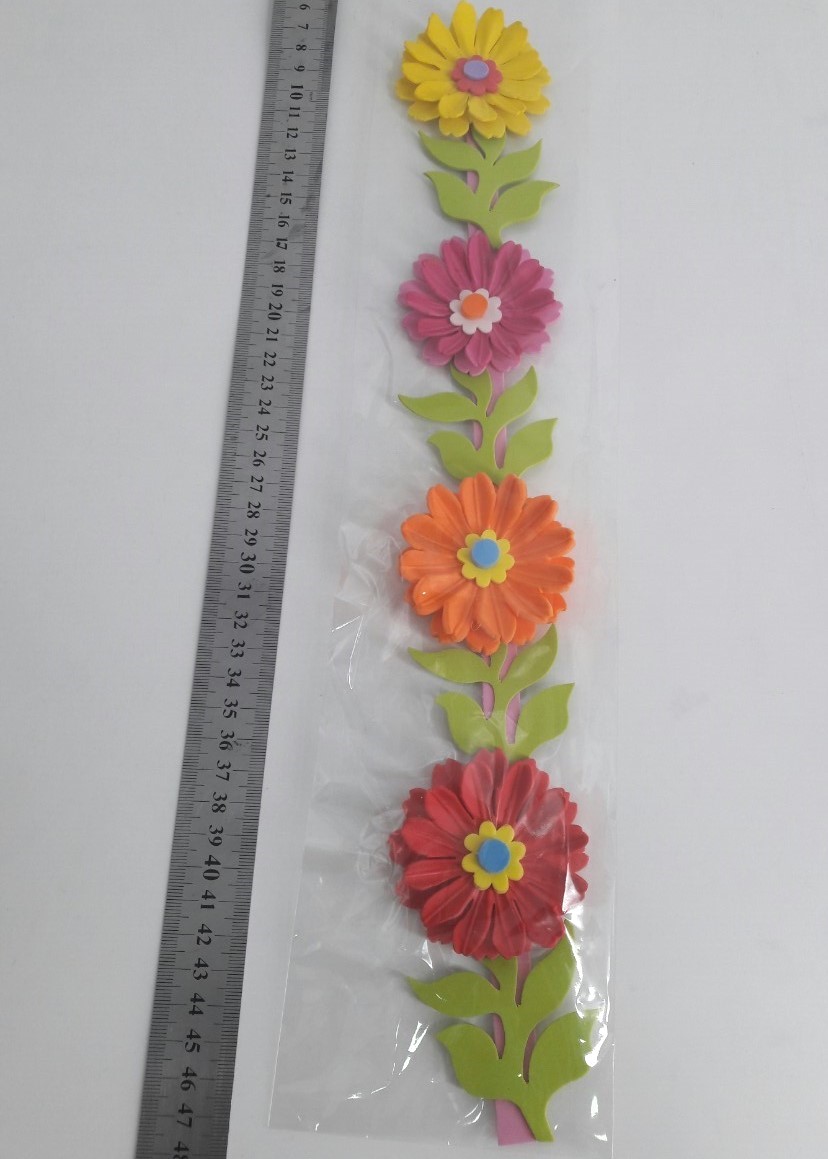 โฟมยาง ติดขอบบอร์ด ขอบดอกไม้ 6x43cm 1*12