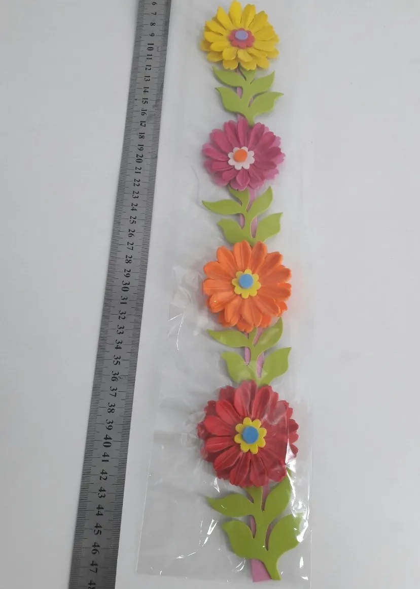 โฟมยาง ติดขอบบอร์ด ขอบดอกไม้ 6x43cm 1*12