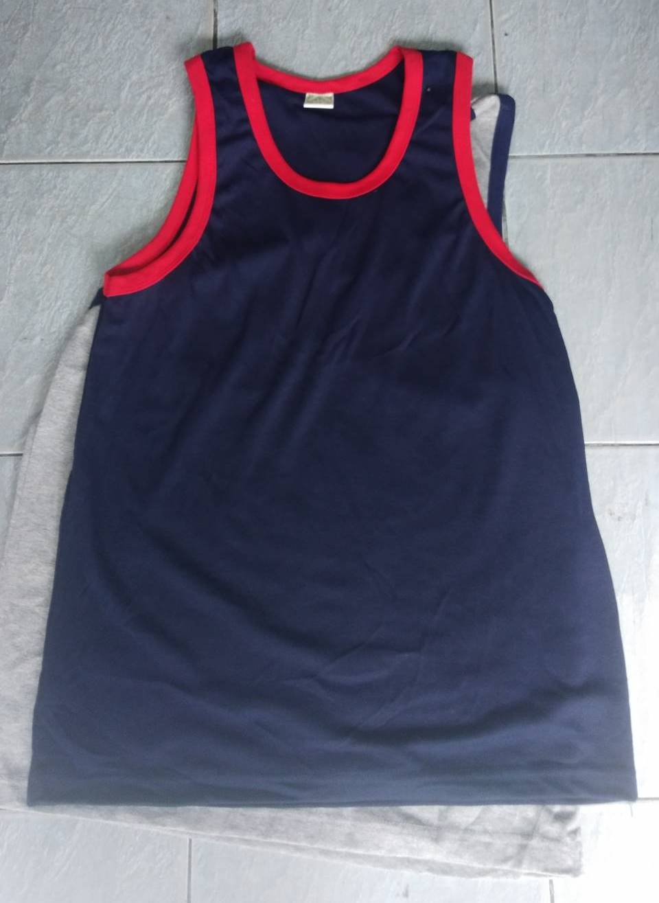 เสื้อกล้าม ผ้ายืด (สีพื้น) คละสี ฟรีไซต์ (1*12) 