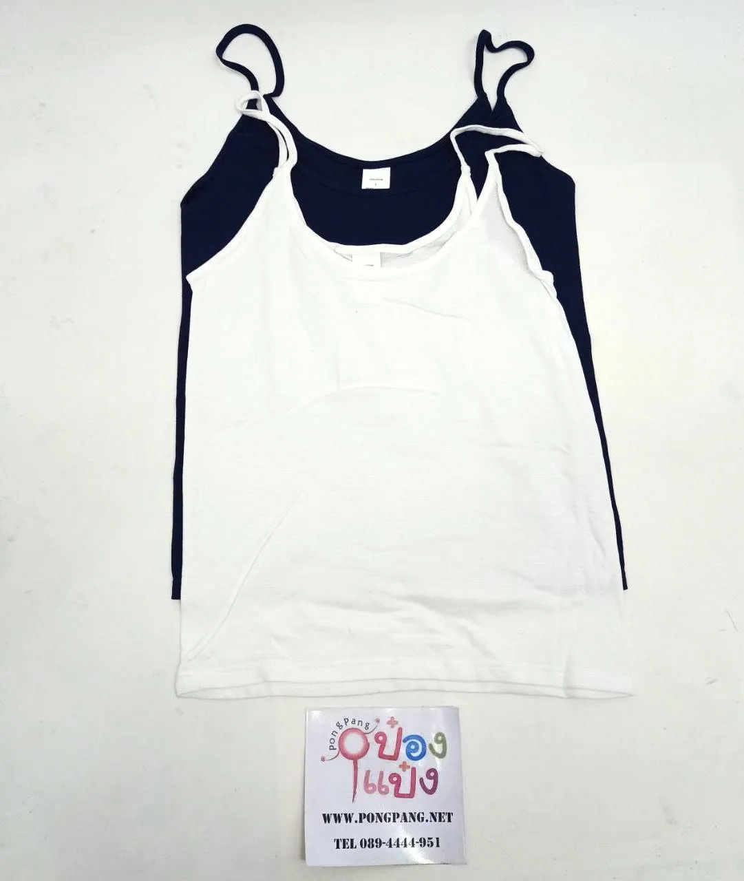 เสื้อกล้าม ผู้หญิง (แขนเล็ก) ผ้ายืด คละไซต์ (1*12)