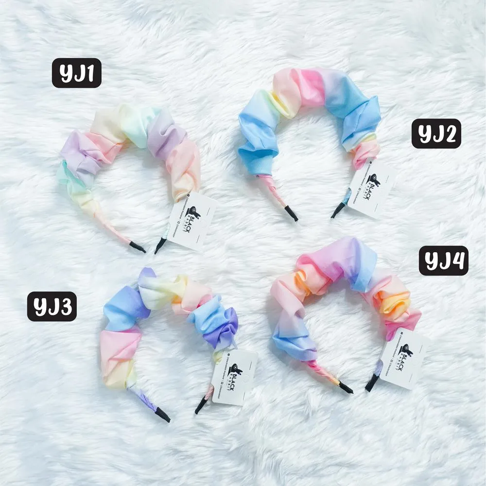 ที่คาดผม วิคทอเรีย ไมก้าเรนโบว์ คละสี (1*12)