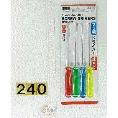 ไขควง 1x4 ด้ามพลาสติก   P4291 SD4PC SG-MA402
