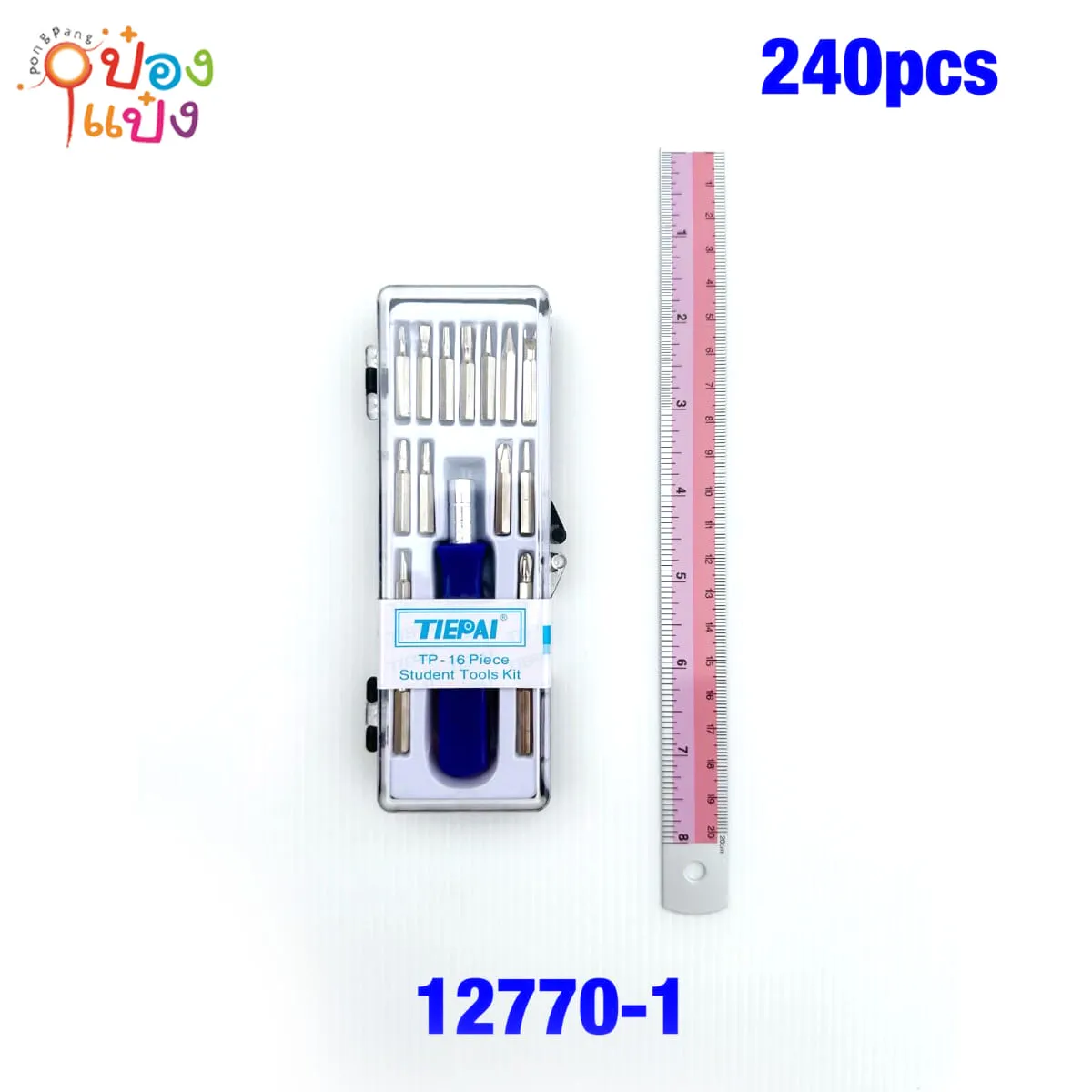 ชุดไขควง ด้าม+หัว13 กล่องผืนผ้า 1*240