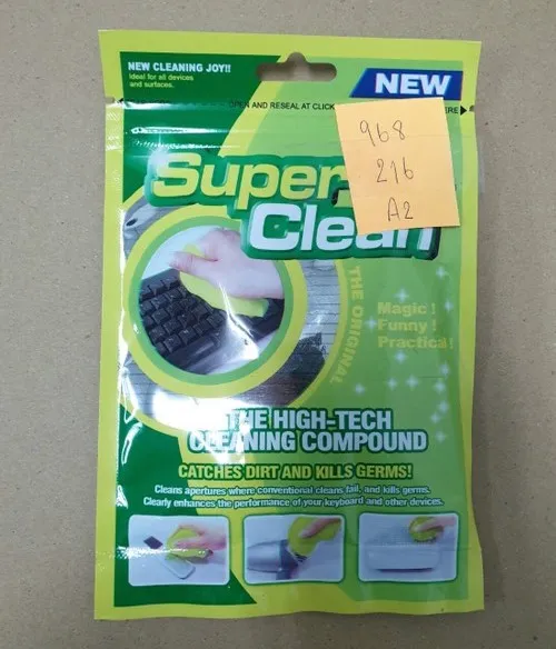เจลเก็บฝุ่นแป้นคอมพิวเตอร์ Super Clean 1*216 P7588    SG-BA089 T6669 T18705 Q-H171A