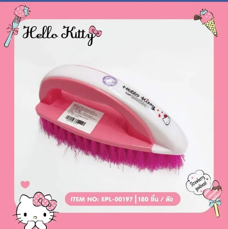 แปรงซักผ้า เตารีดรูปคิสตี้ Hello Kitty(1*180)ลิขสิทธ์ถูกต้อง