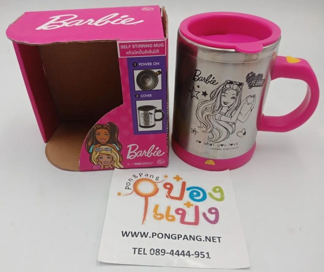 แก้วมัคปั่นอัตโนมัติ ใส่ถ่านAAA2ก้อน Barbie(1*12)   ลิขสิทธ์ถูกต้อง