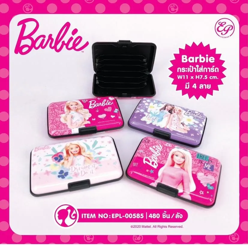 กระเป๋าใส่นามบัตร BARBIE 1*480  ลิขสิทธ์ถูกต้อง