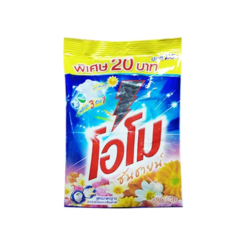 ผงซักฟอก โอโม่ ซันชายน์ 300 กรัม (1*36)