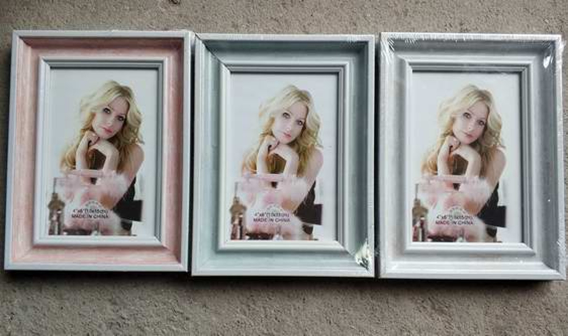 กรอบรูปไฮโซ 4x6 สีพื้น  ขอบลึก YY8200